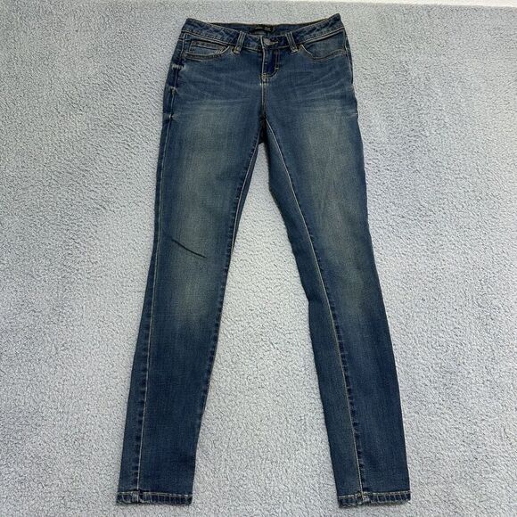 Prana Denim - Prana London Skinny Jeans Organic‎ Cotton Heritage Wash Stretch Womens 26 2